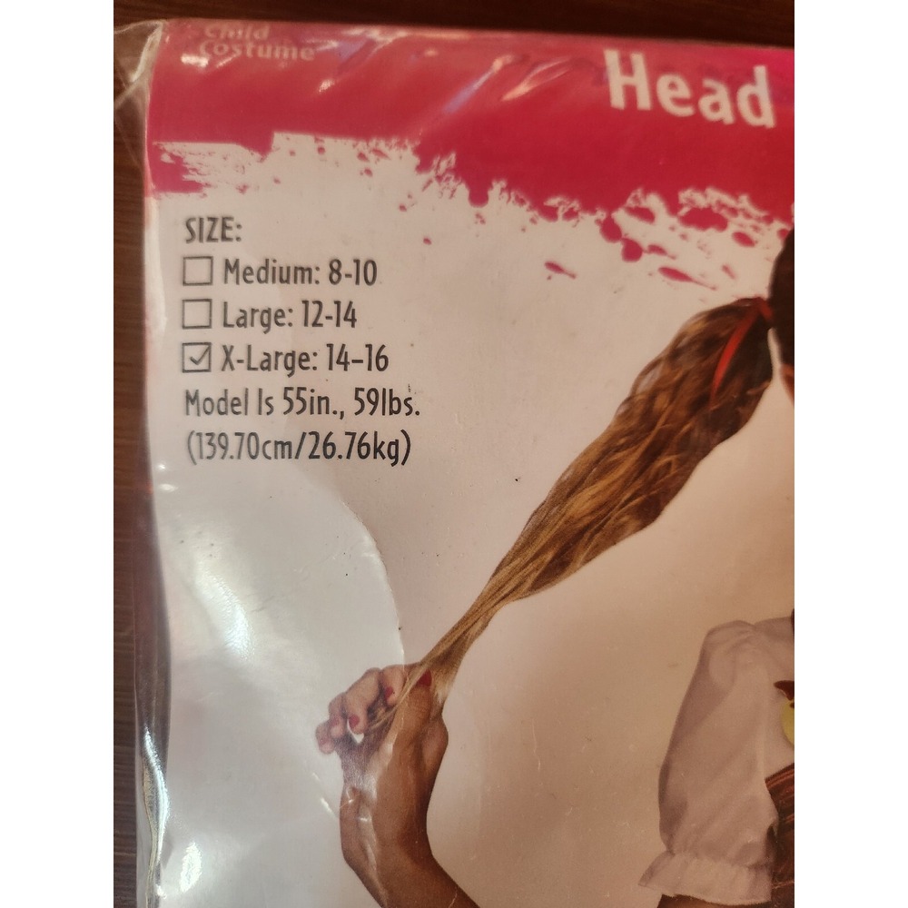 Head‎ Of The Class Halloween Costume Girls Size childrens XL 14-16 - Picture 3 of 6